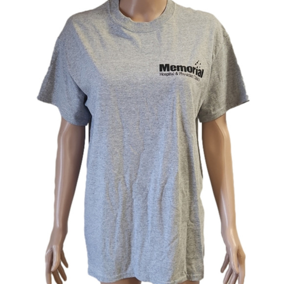 Gildan Other - Memorial hospital & physician's clinic T-shirt (code-P0092)